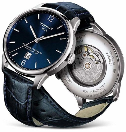 Elegante reloj suizo Tissot Chemin des Tourelles T0994071604800
